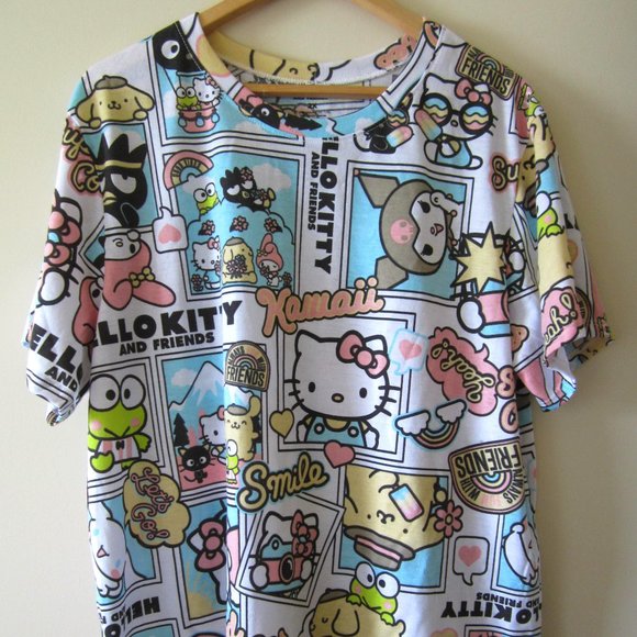 Hello Kitty & Friends Sanrio Women 2X T-shirt - Picture 1 of 7